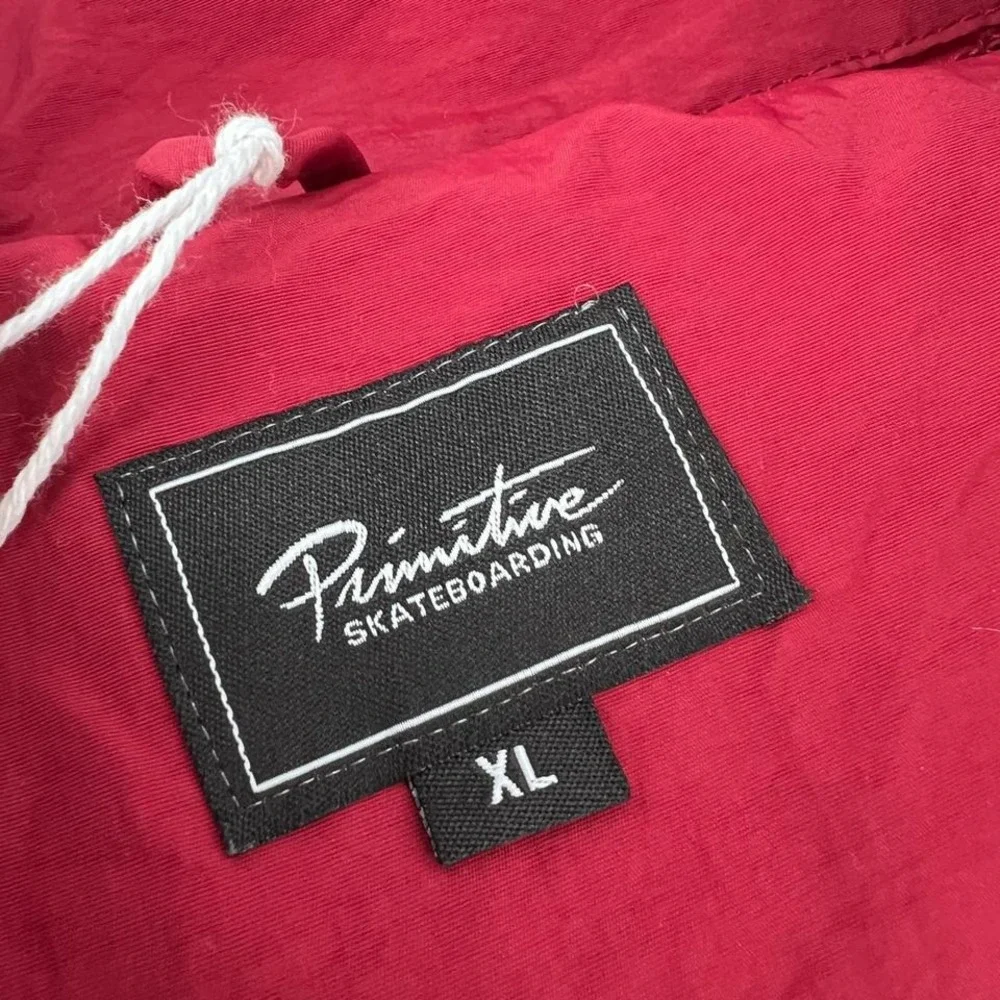 NWT Primitive Skateboarding nylon Half Zip Pullover windbreaker Jacket Men's XL